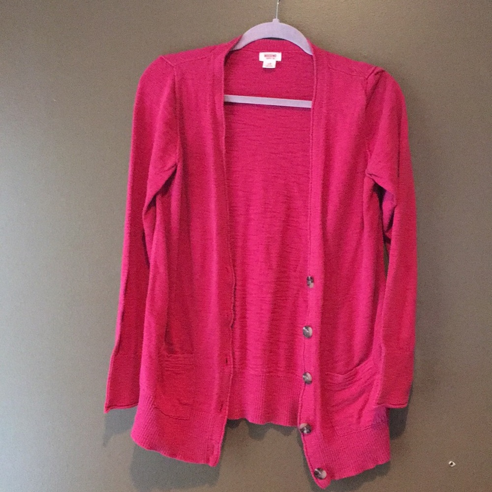 Mossimo pink cardigan, super cute!